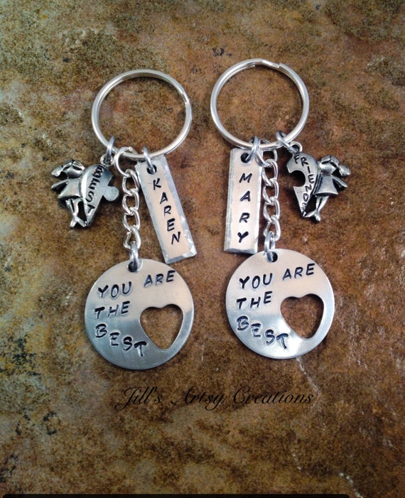 Personalized Best friend Keychain You Are The Best Keychain