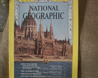 Vintage National Geographic Magazine Vol. 128. No. 1 July 1965