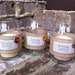 Glass Thanksgiving Candle Holder