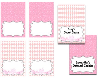 Printable Christmas Food Buffet Tent Cards Christmas Food | Etsy