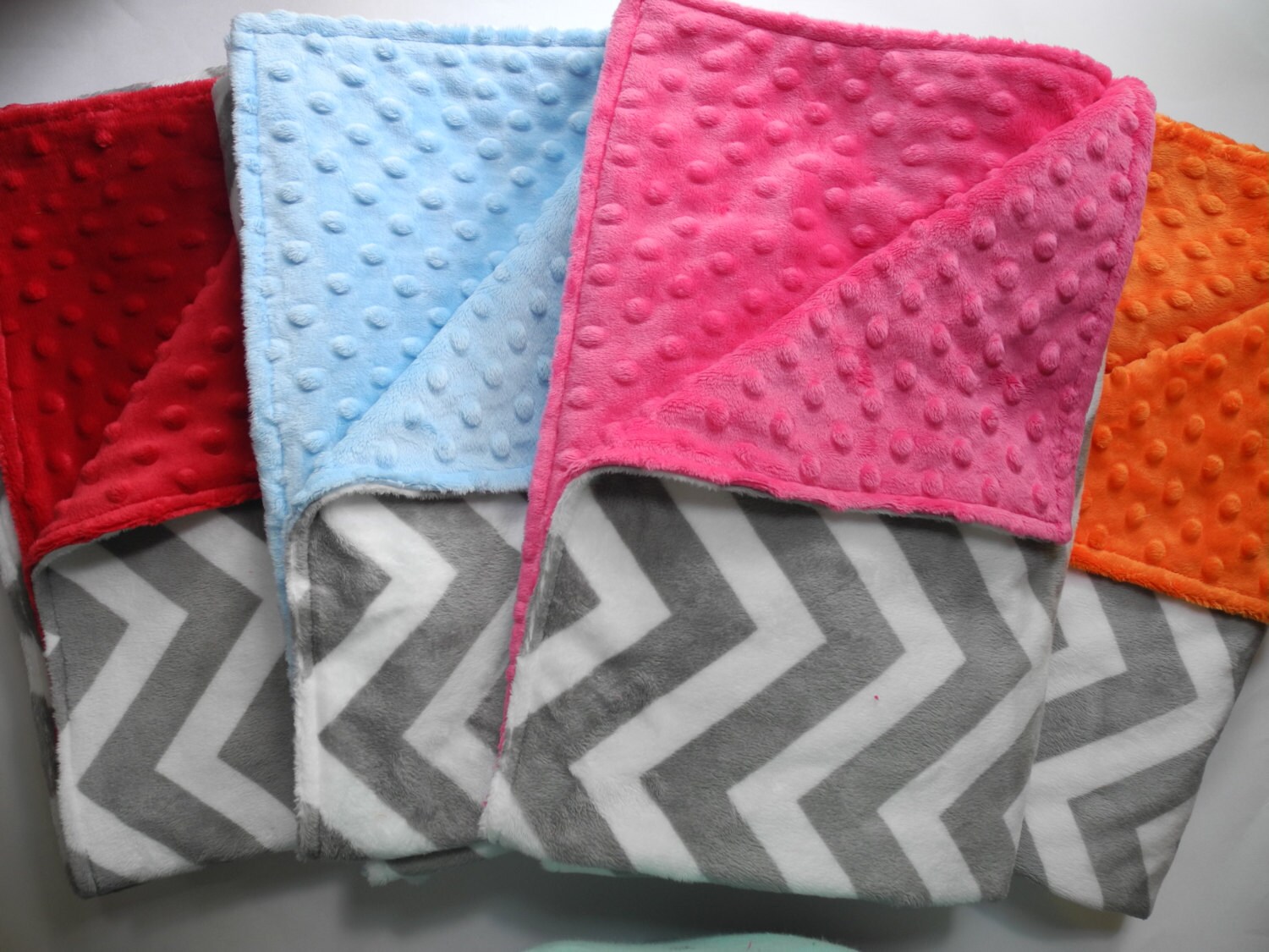 Personalized Baby Blanket Elephant on Grey by AppleBlossomBlankets