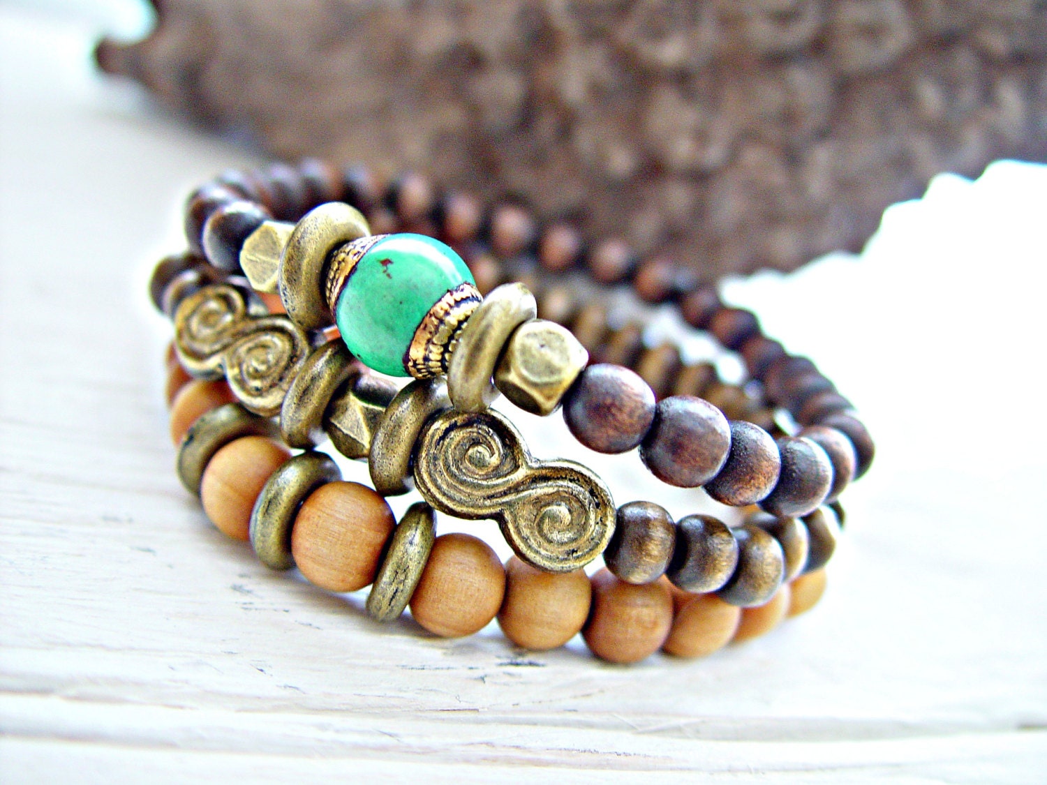 Yoga Bracelet Yoga Jewelry Yoga Bracelet Stack Hippie