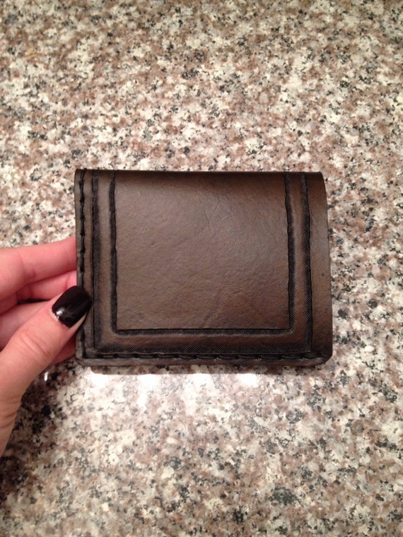 Sale Tooled Leather Wallet Bifold Handmade Unisex by MeanKidUSA