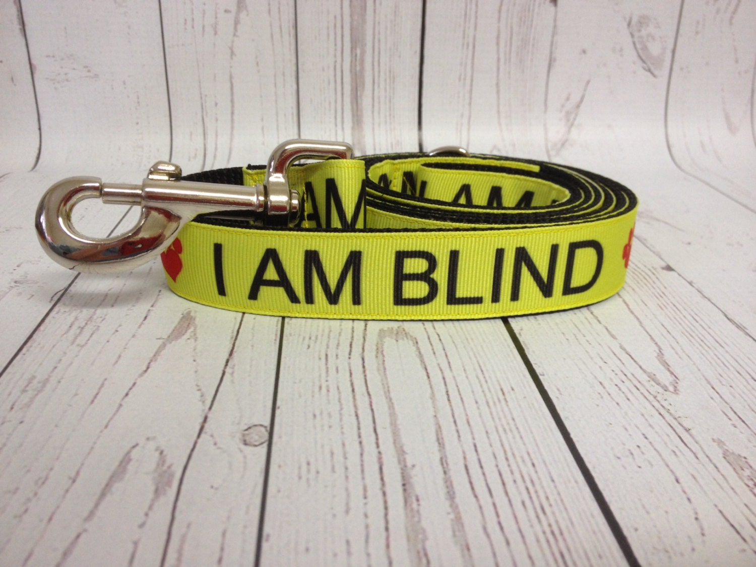 I AM BLIND Dog Leash Any Size