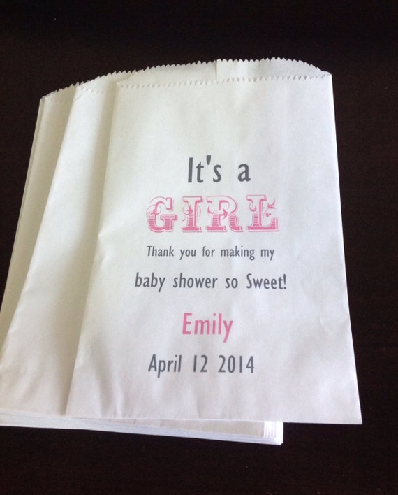 Personalized Baby Shower Candy Buffet Bags Candy by SweetLoveCandy
