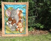 Crib size "Jungle Friends" Kid Quilt