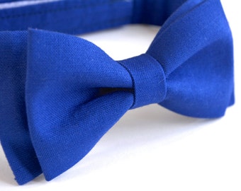 Royal blue bow tie | Etsy