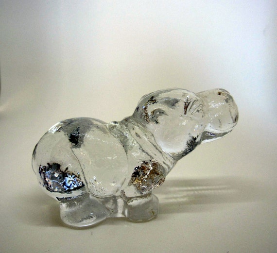 swarovski crystal hippopotamus