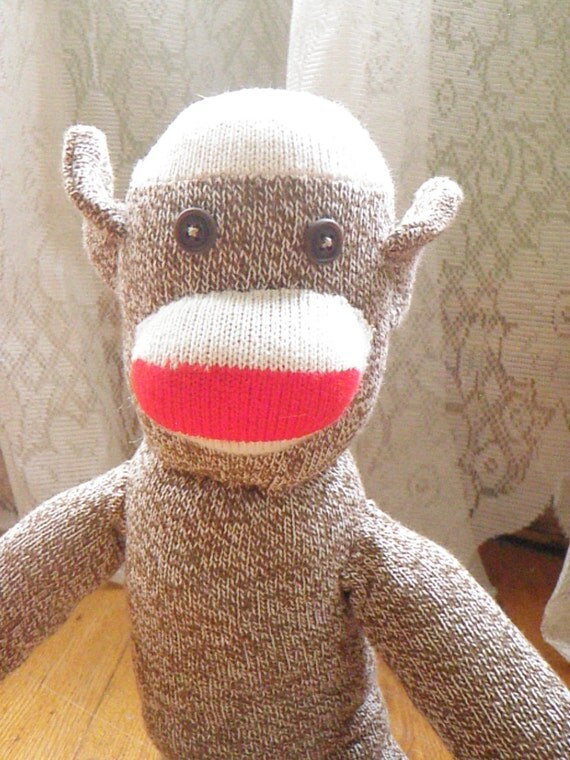 sock monkey doll