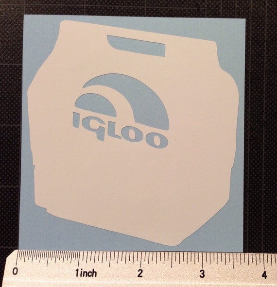 igloo cooler playmate Vinyl Decal Sticker YETI goof FREE