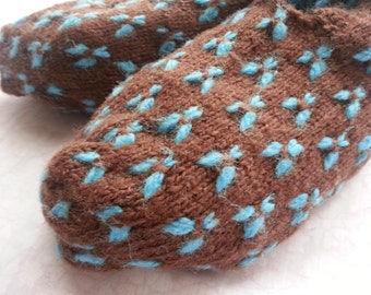 winter fashion, brown home slippers,house shoes,Hand Knit Turkish Socks ...