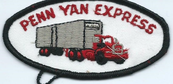 Penn Yan Express Driver patch 2X3-3/4 closed 1990