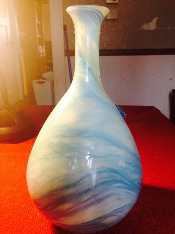 Recycled blown glass Spain by AbbyLaneVintage on Etsy