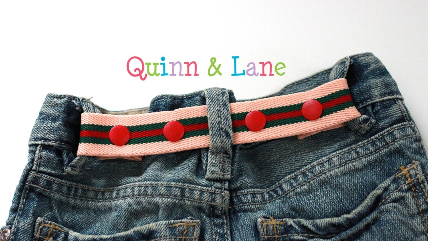 Toddler Belt Snap Elastic Belt Baby Belt Waist by QuinnAndLane