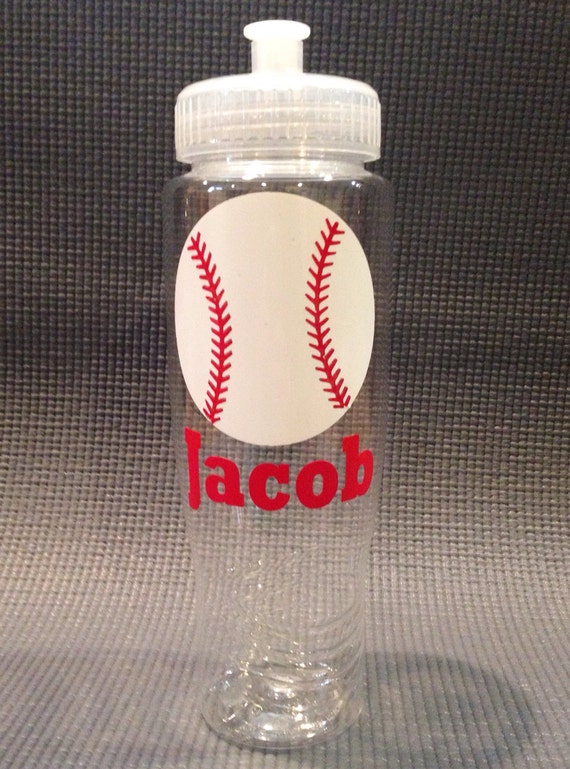 Baseball water bottle by BBlissBoutique on Etsy