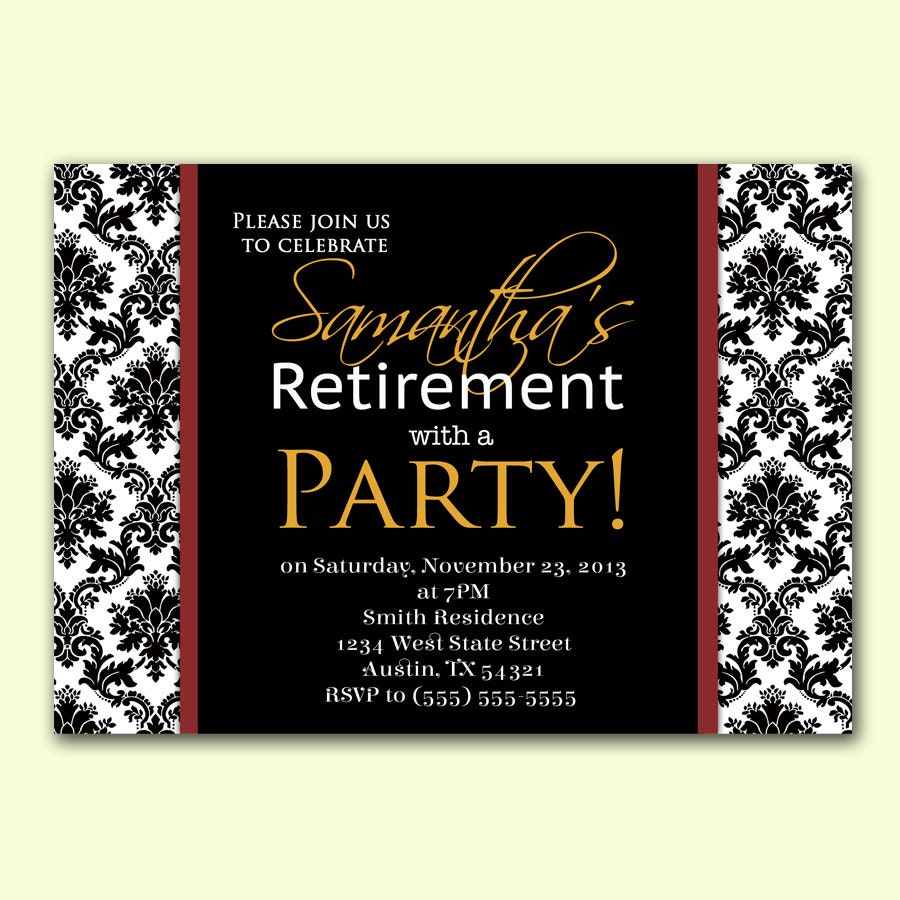 Invitation Message For Retirement Party 5