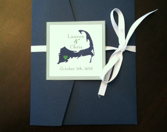 Cape Cod - Nautical Wedding Invitation
