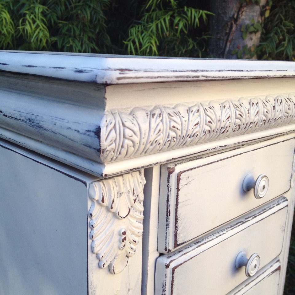 Beautiful white jewelry armoire stand up jewelry box shabby