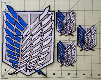 attack on titan patch set