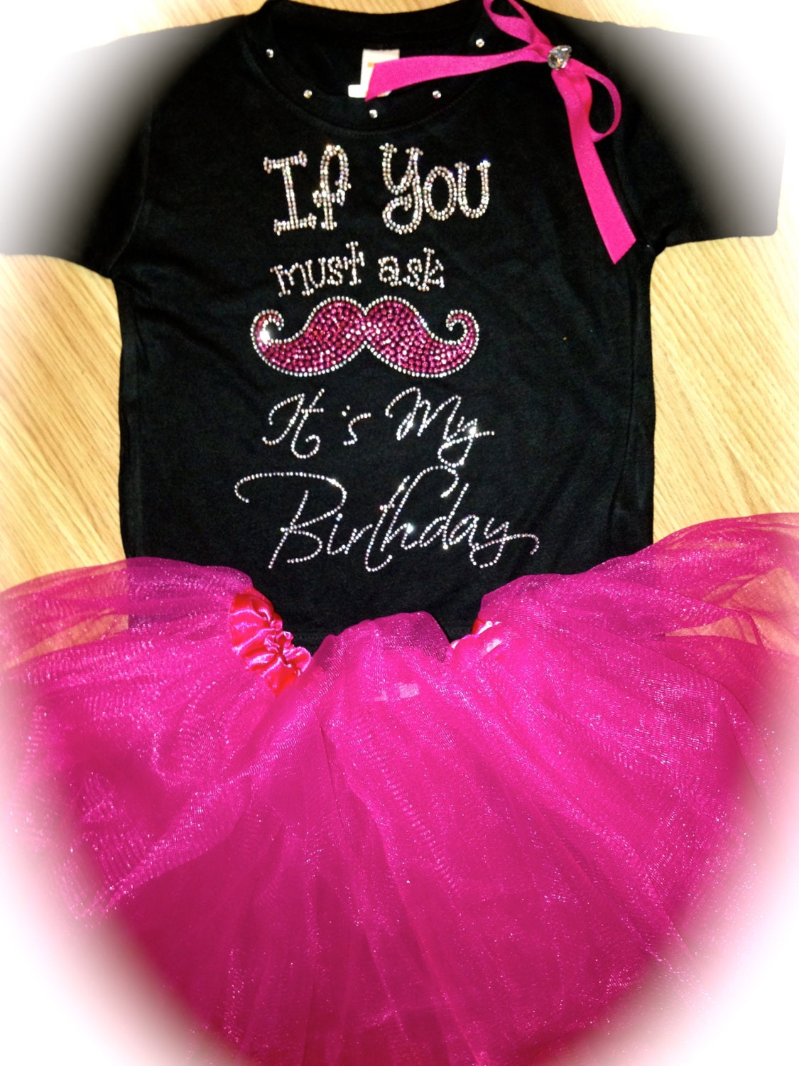 Mustache Kids Birthday shirt. If you Mustache It's My