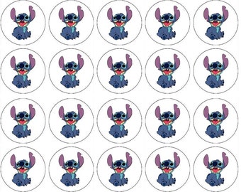 Lilo & Stitch Edible Cupcake Toppers