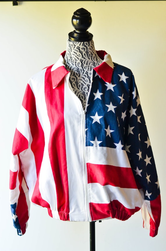 Vintage Stars and Stripes Americana Unisex Jacket