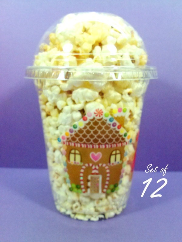 Clear 12oz Popcorn Boxes set of 12