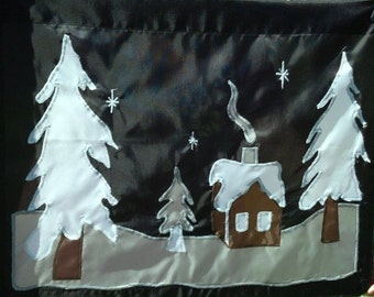 Winter's Night - Garden Flag
