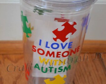 I love someone with Autism Tumbler main image 0
