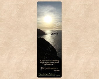 Items similar to footprint poem bookmark, inspirational bookmark ...