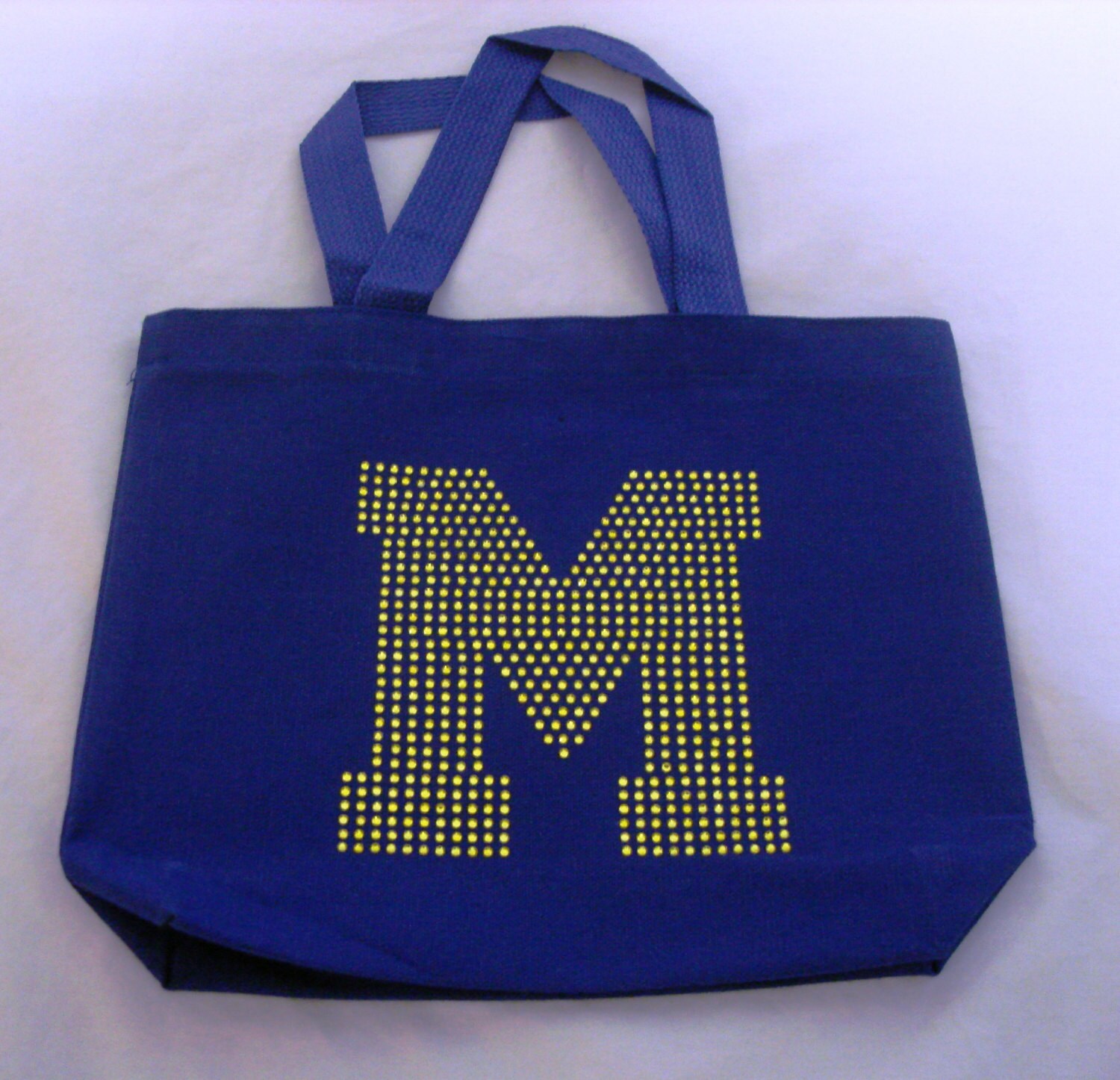 Michigan University College Tote Bags Gift Bag Rhinestones