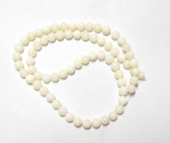 White Coral Gemstone Round Beads AA Quality Natural Undyed   Il 570xN.504515402 66ch 