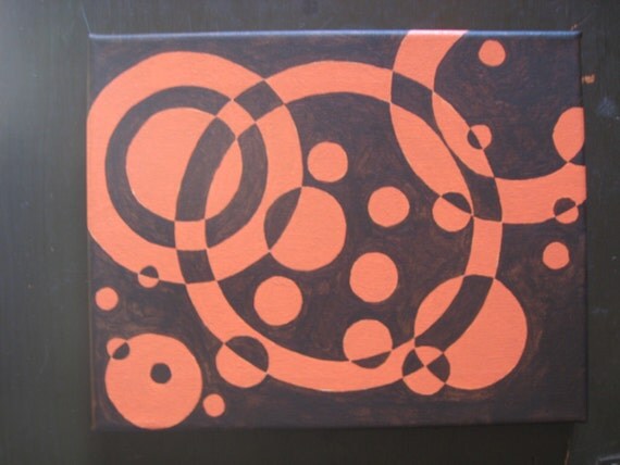 CÃrculos abstractos v.3. calabaza de pintura por thefluffymist