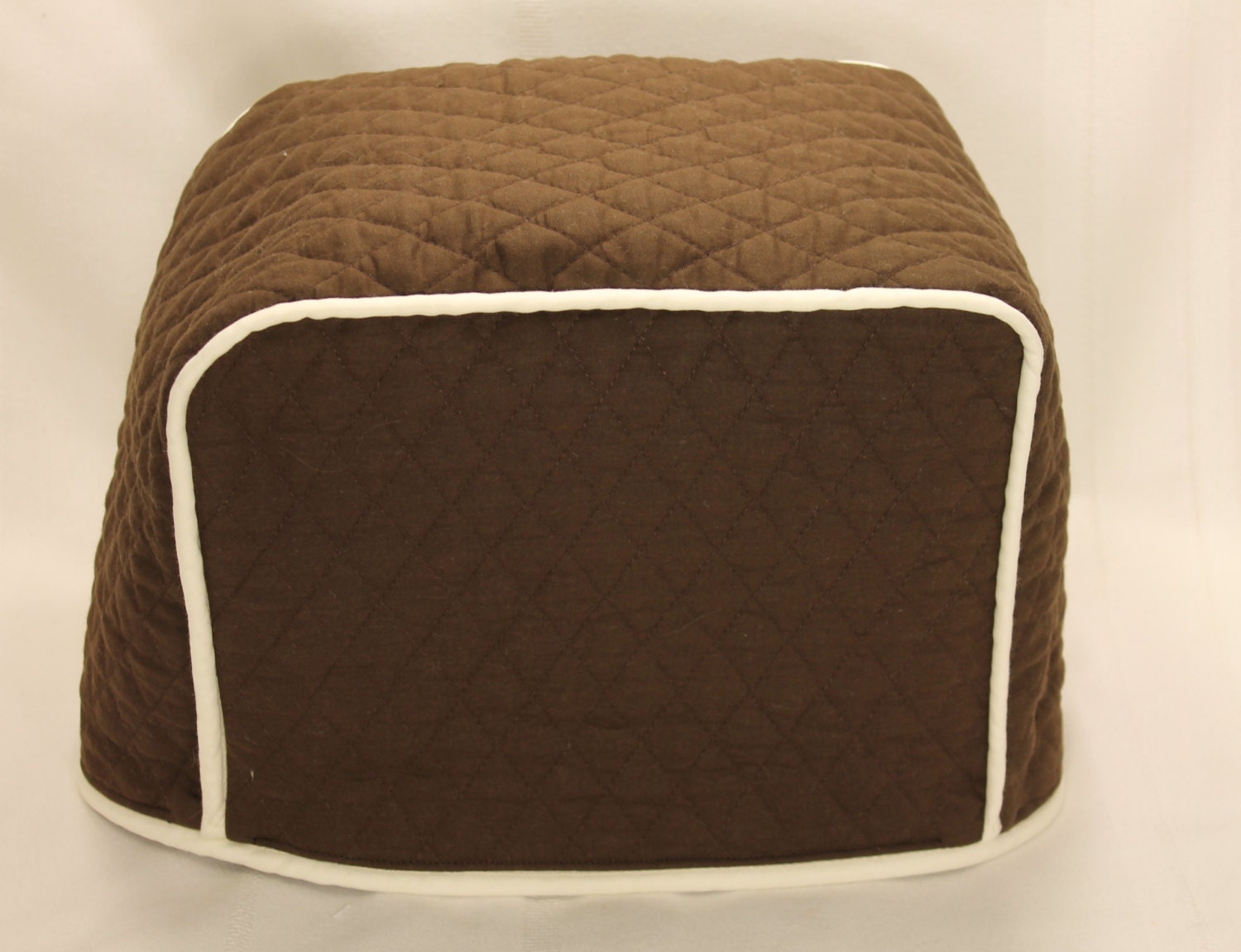 4 Slice Toaster Cover M.T.O. Brown/Cream 9 Fabrics 10 Trim