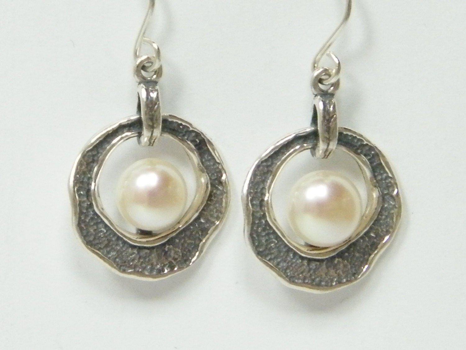 Sterling Silver Oxidized Twisted Earrings by SilverLinningsJewels