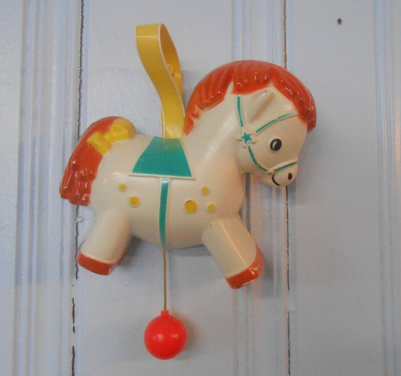vintage fisher price rocking horse