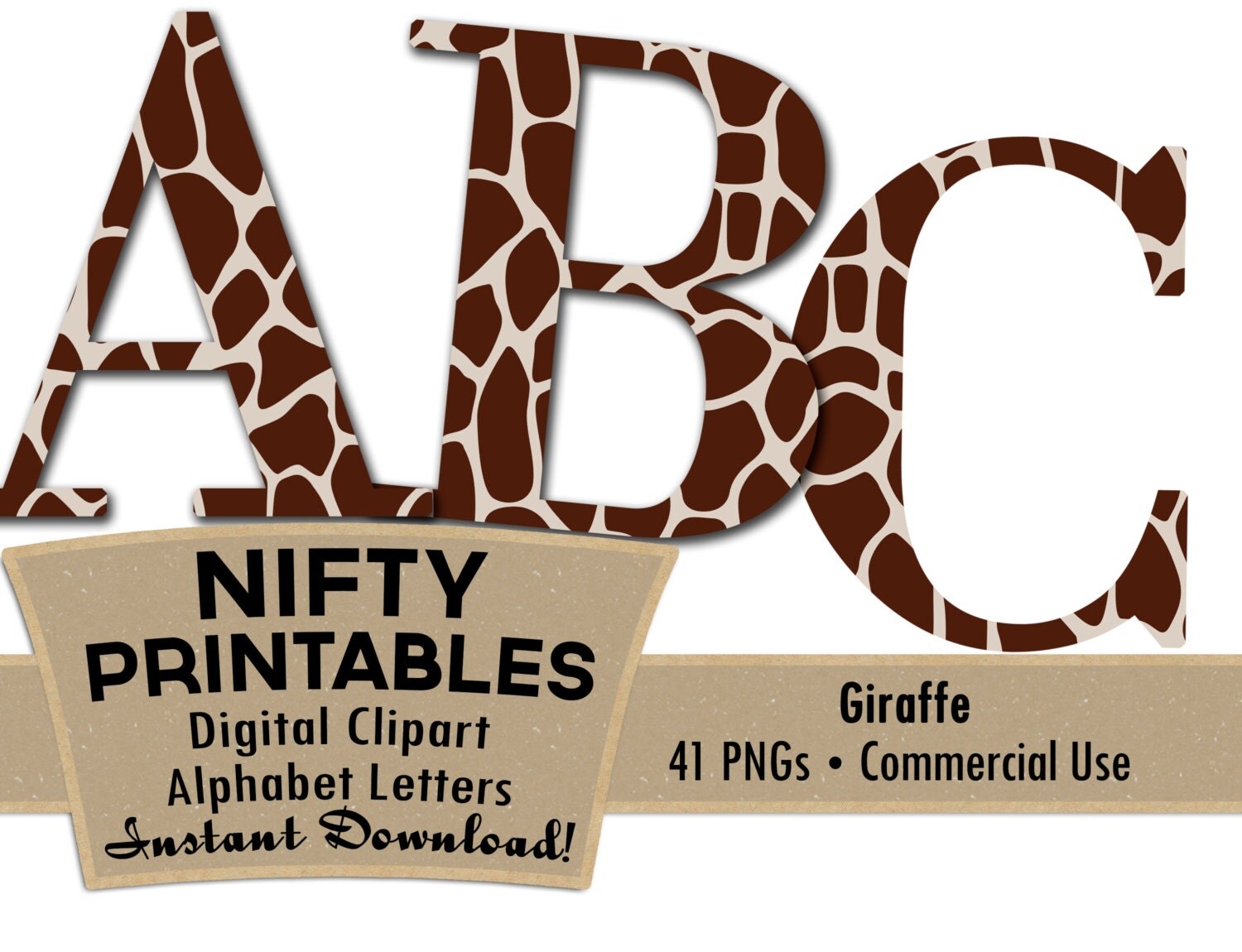 Long Legged Giraffe Letters