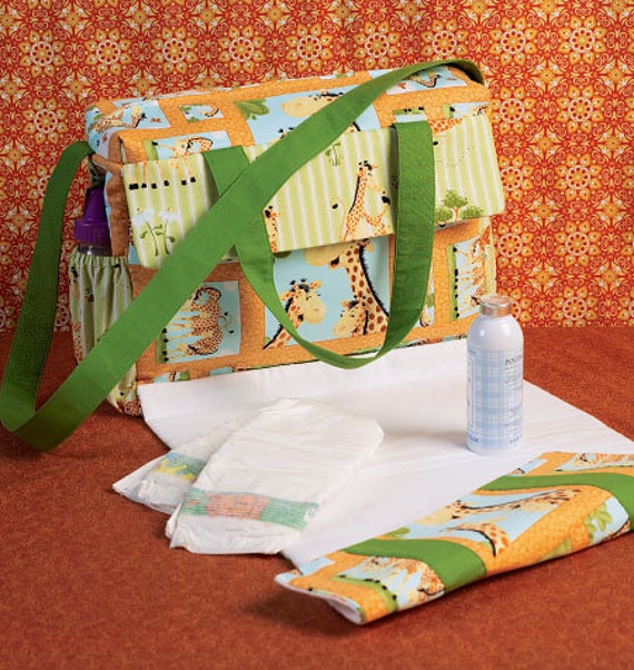 Sewing Pattern Craft Pattern, Diaper Bag Pattern, Tote Pattern