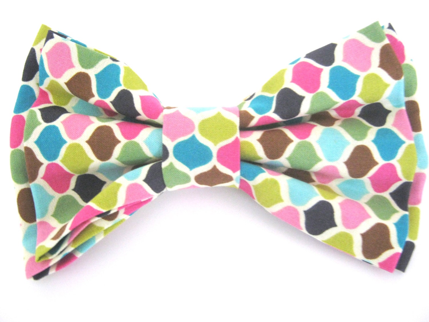 Dog Bow Tie Small Medium Large Removable Fabric Bowtie