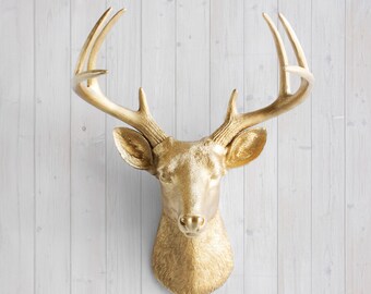 Animal Head Wall Decor faux animal heads | etsy Animal Head Wall Decor faux animal heads | etsy