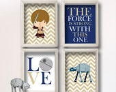 Items similar to Baby Boy Star Wars Nursery Art- Boy Room ...