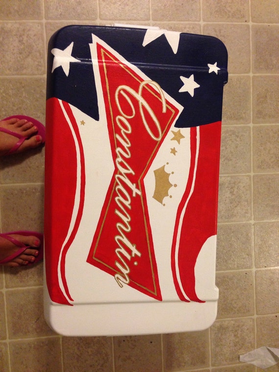 Custom Painted Cooler (large)