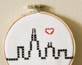 Cross Stitch Chicago Skyline