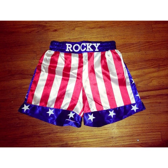 Rocky balboa boxing shorts size medium
