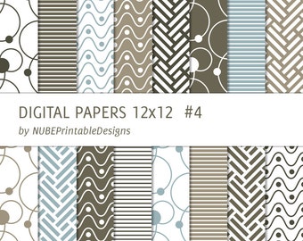 Silver Foil Digital Paper Metallic Silver Digital Paper
