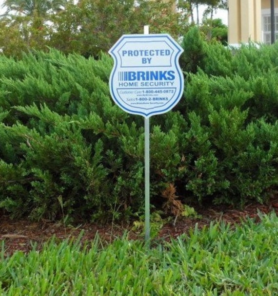 brinks security signs for sale