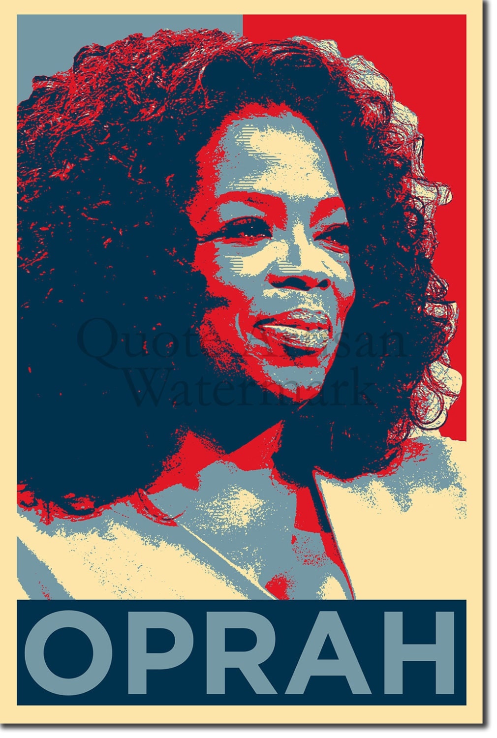 Oprah Winfrey Original Art Print 12x8 Inch Photo by QuoteArtisan