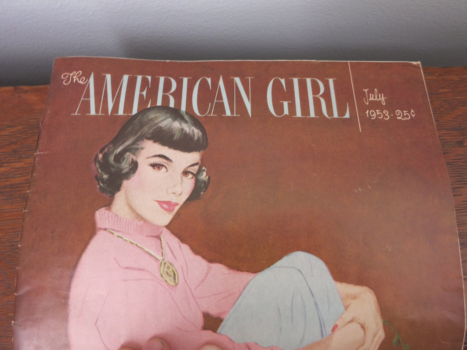 1953 American Girl Vintage Magazine Girl Scouts by beangrower