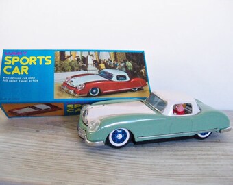 LUCKY SPORTS CAR Mf 753 jouet tole tin toy red china 70's red * EUR 40,00 - FR