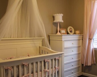 Gorgeous Canopy Great for Crib, Bassinet, Bed or Decoration